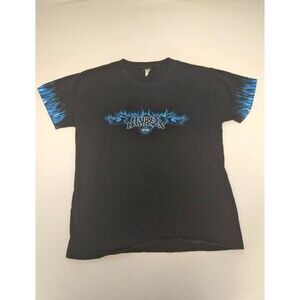 Vintage Harley Davidson blue flames t-shirt Myrtle Beach 2005